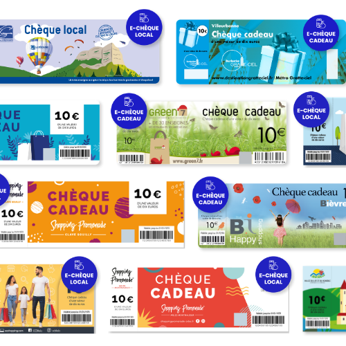 Présentation de e-chèques cadeaux locaux KadoEnjoy